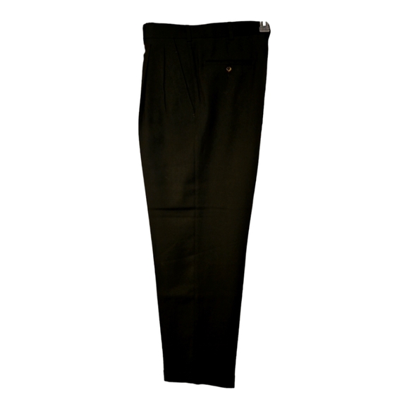 Savane Black Pleated & Cuffed Dress Pants; Size 32/30 - Picture 3 of 8